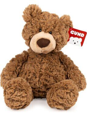 Soft Brown Teddy Bear Plush Toy, 17” Premium Stuffed Animal for Kids Ages 1